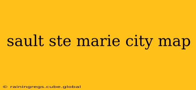sault ste marie city map