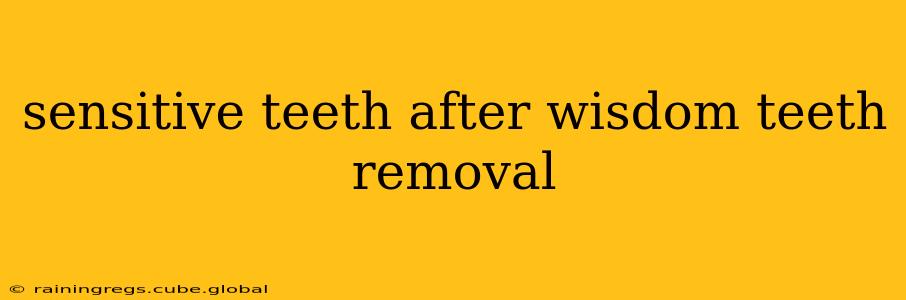 sensitive teeth after wisdom teeth removal