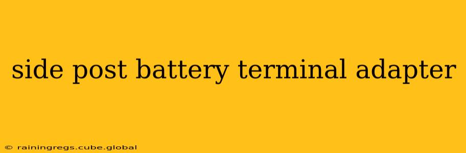 side post battery terminal adapter