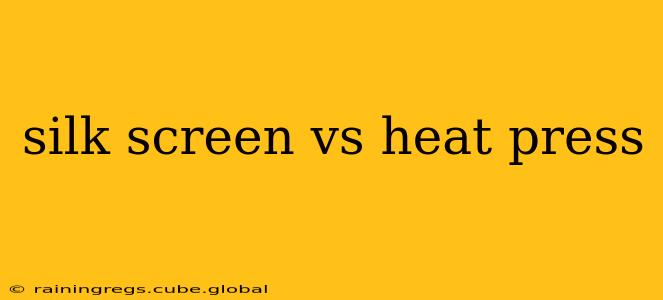 silk screen vs heat press