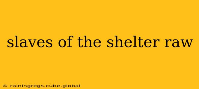 slaves of the shelter raw