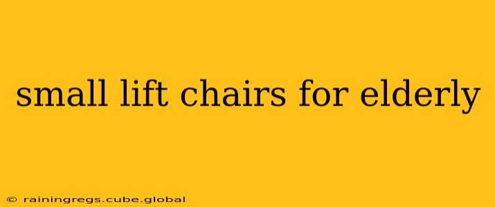 small lift chairs for elderly