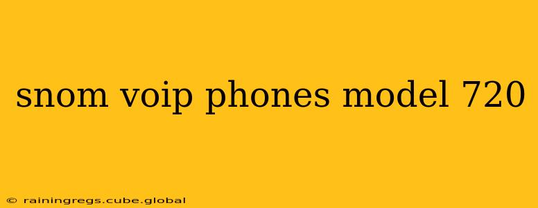 snom voip phones model 720