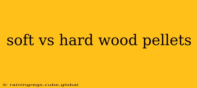 soft vs hard wood pellets