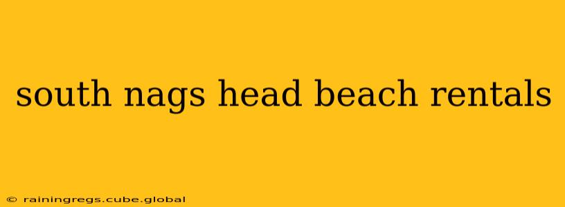 south nags head beach rentals