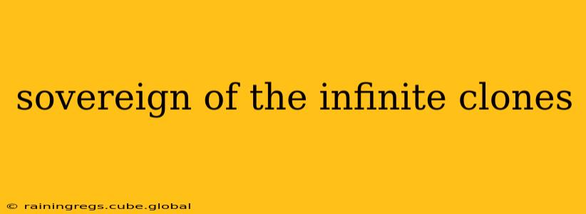 sovereign of the infinite clones