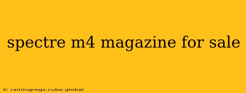 spectre m4 magazine for sale