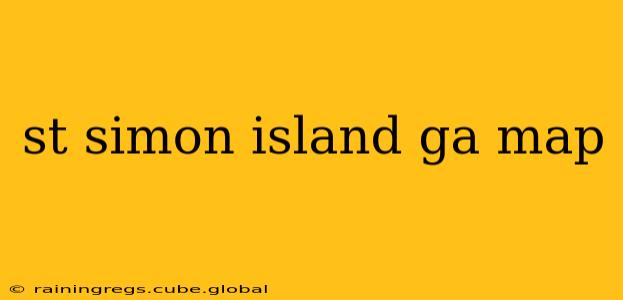 st simon island ga map