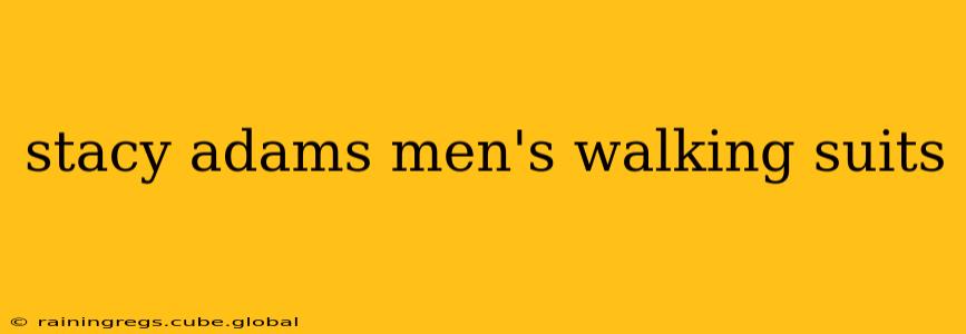 stacy adams men's walking suits
