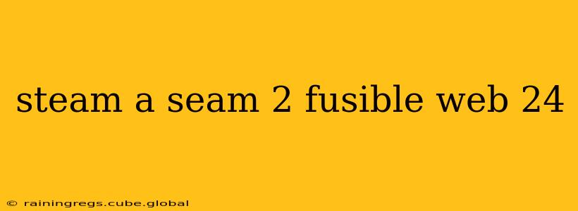 steam a seam 2 fusible web 24