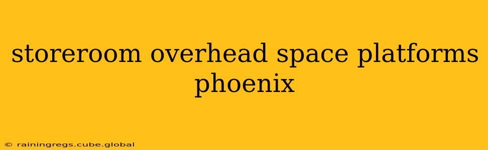 storeroom overhead space platforms phoenix