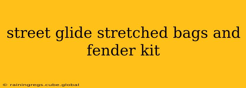 street glide stretched bags and fender kit