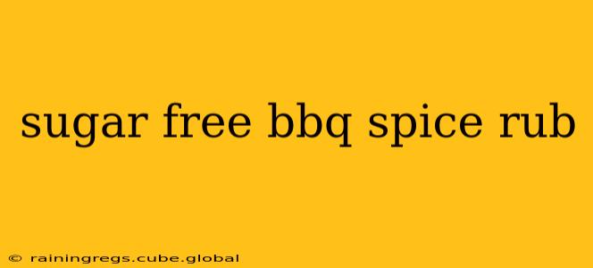 sugar free bbq spice rub