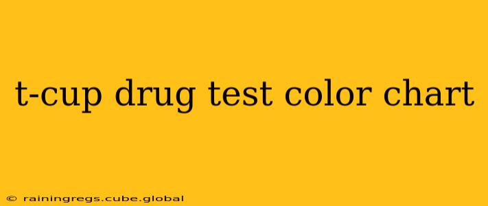 t-cup drug test color chart