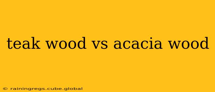 teak wood vs acacia wood