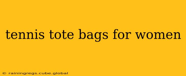 tennis tote bags for women