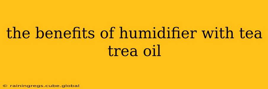 the benefits of humidifier with tea trea oil