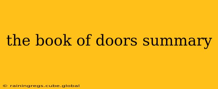 the book of doors summary
