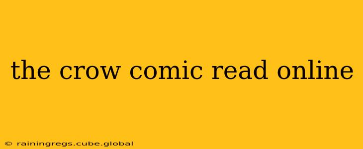 the crow comic read online
