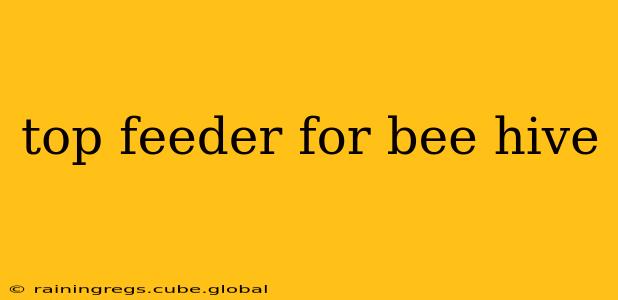 top feeder for bee hive