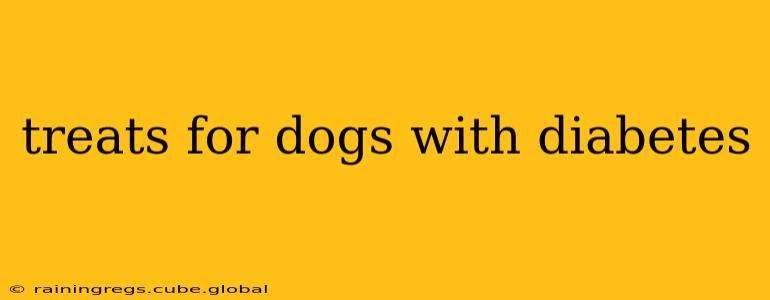 treats for dogs with diabetes
