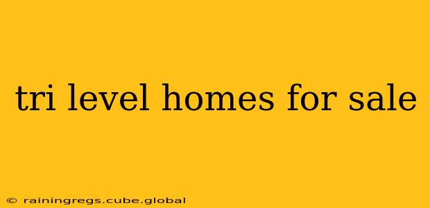 tri level homes for sale