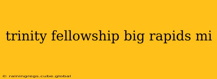 trinity fellowship big rapids mi