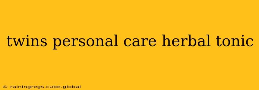 twins personal care herbal tonic