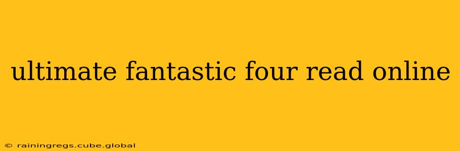 ultimate fantastic four read online