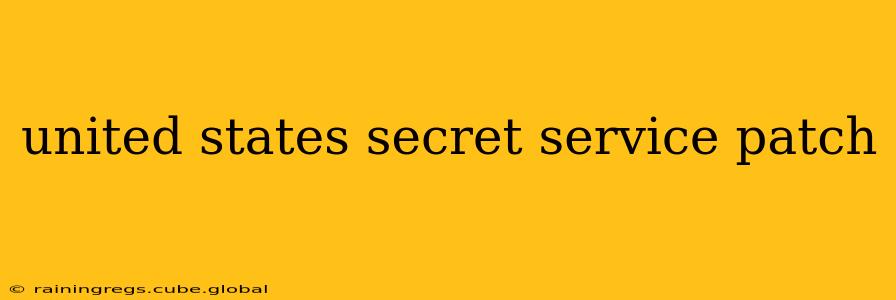 united states secret service patch