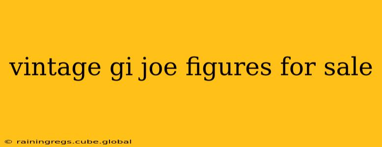 vintage gi joe figures for sale