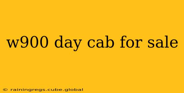 w900 day cab for sale