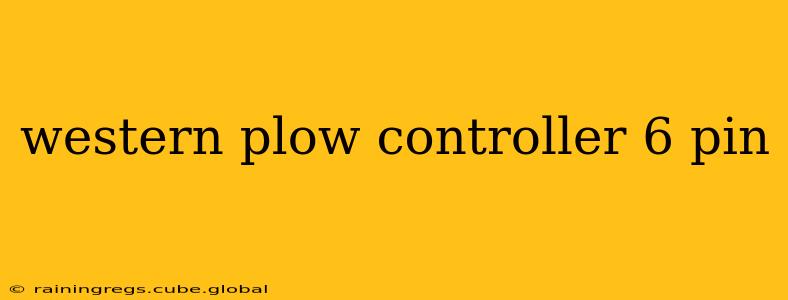 western plow controller 6 pin