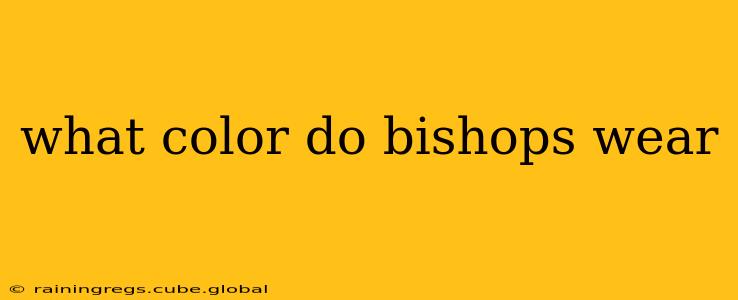 what color do bishops wear