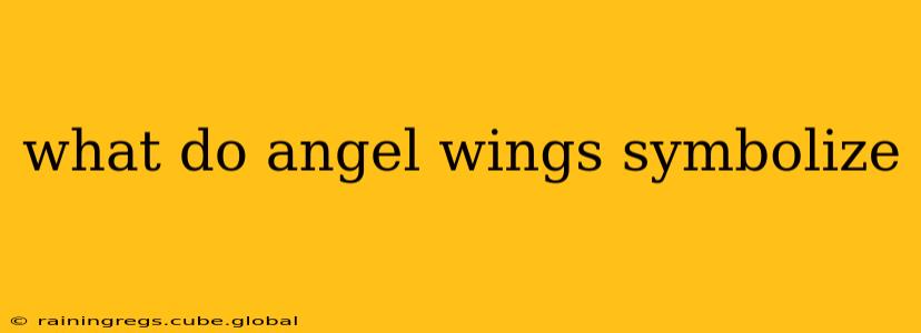 what do angel wings symbolize