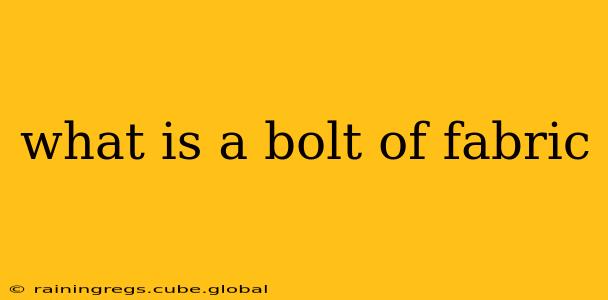 what is a bolt of fabric