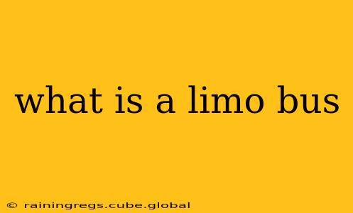 what is a limo bus