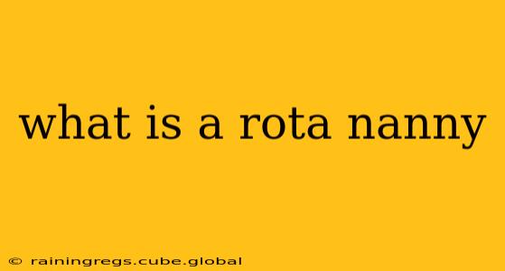 what is a rota nanny
