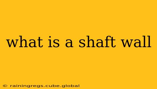what is a shaft wall