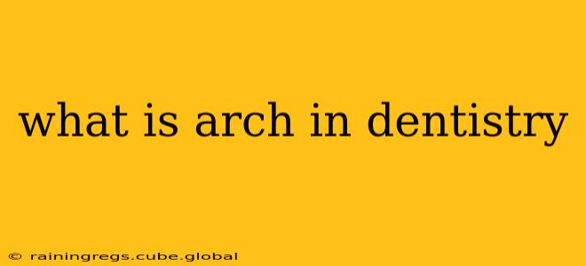what is arch in dentistry