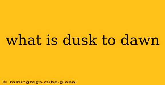 what is dusk to dawn