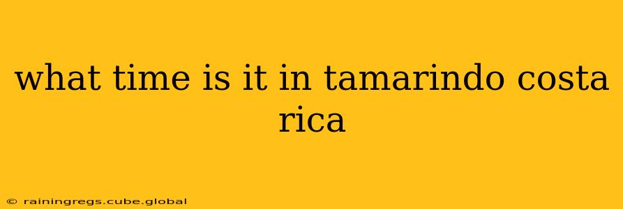 what time is it in tamarindo costa rica