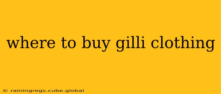 where to buy gilli clothing