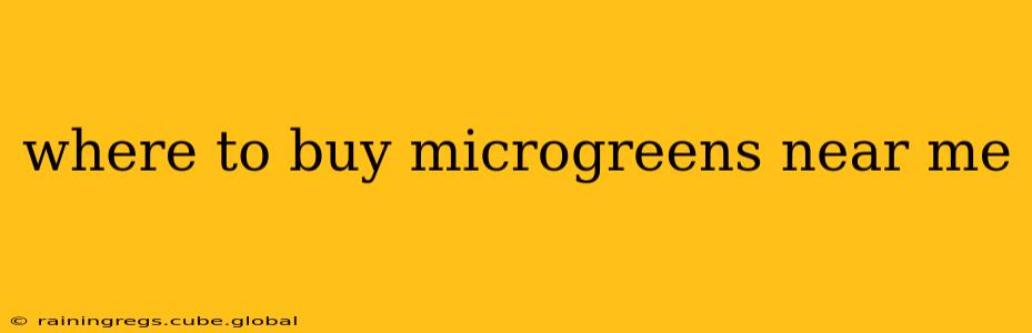 where to buy microgreens near me