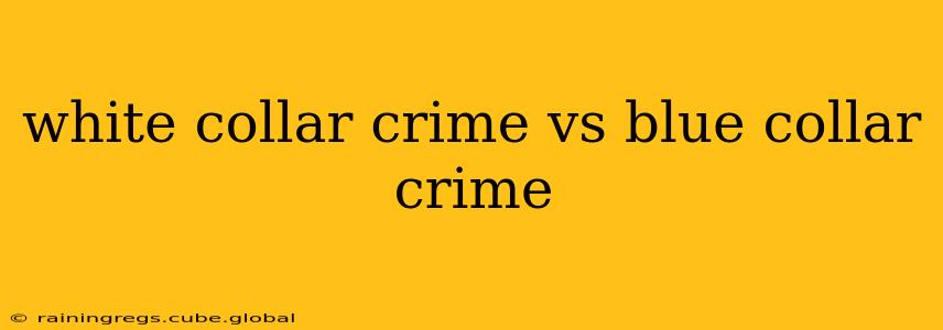 white collar crime vs blue collar crime