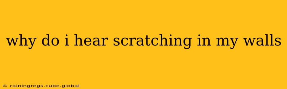 why do i hear scratching in my walls