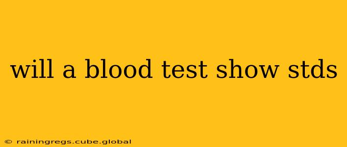 will a blood test show stds