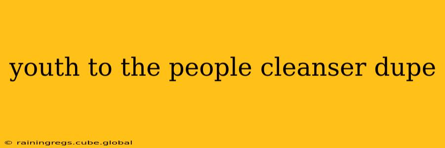 youth to the people cleanser dupe