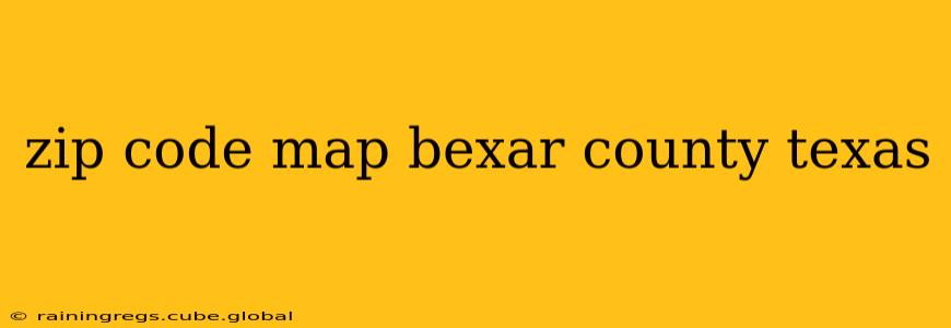 zip code map bexar county texas