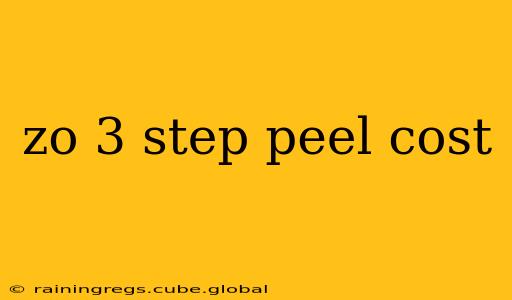 zo 3 step peel cost